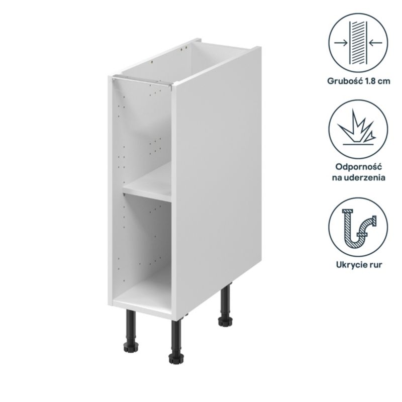Korpus szafki kuchennej dolnej GoodHome Caraway 30 cm
