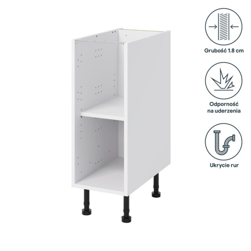 Korpus szafki kuchennej dolnej GoodHome Caraway 40 cm