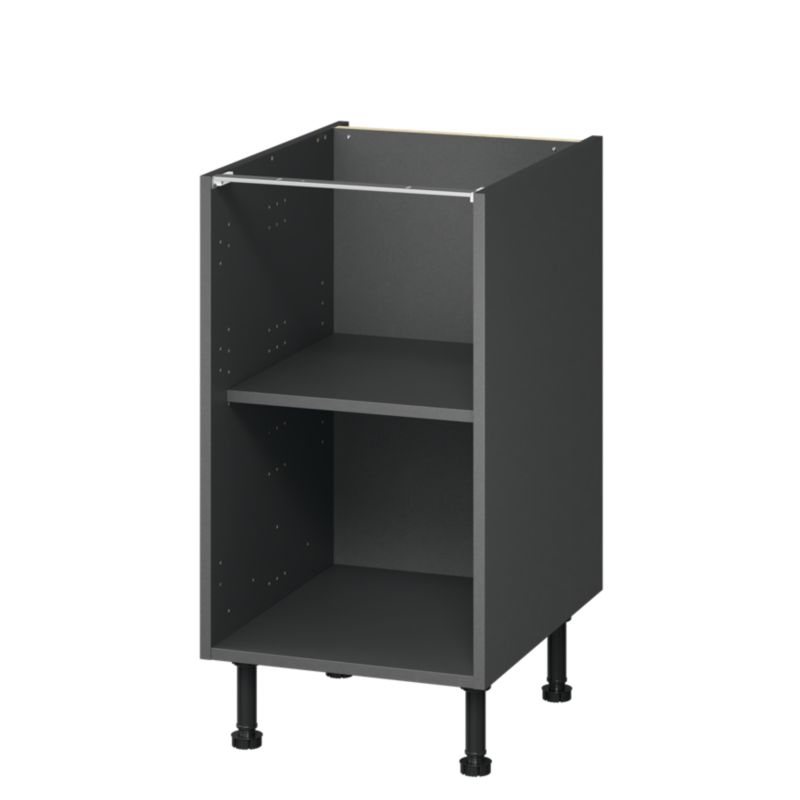 Korpus szafki kuchennej dolnej GoodHome Caraway 45 cm szary
