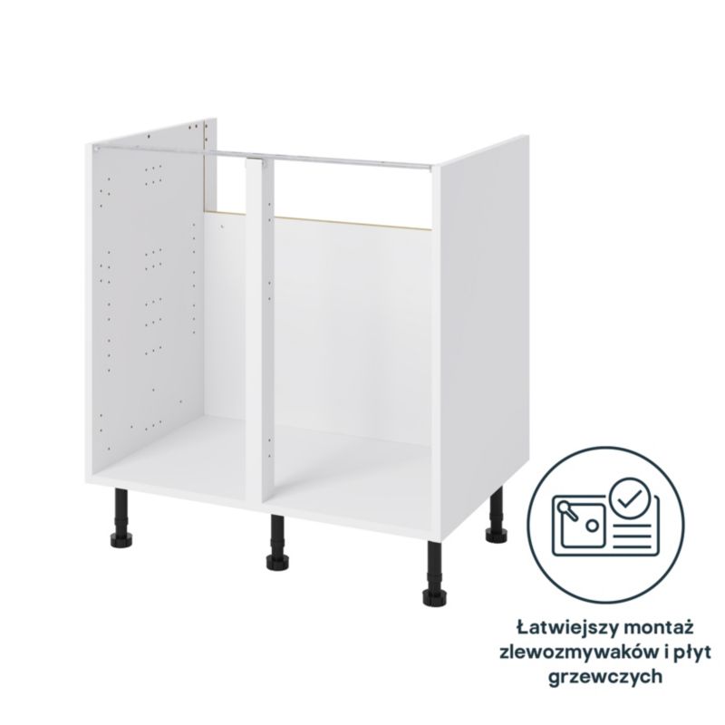 Korpus szafki kuchennej dolnej GoodHome Caraway 80 cm