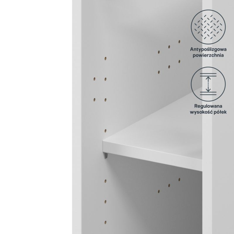 Korpus szafki kuchennej GoodHome Innovo 25 cm biały
