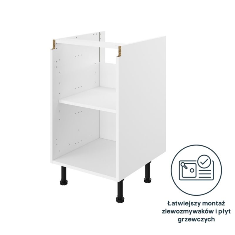 Korpus szafki kuchennej GoodHome Innovo 50 cm biały
