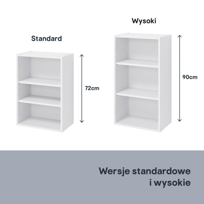 Korpus szafki kuchennej poziomej GoodHome Carway 80 cm dąb