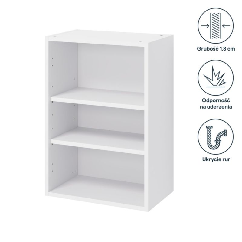 Korpus szafki kuchennej wiszącej GoodHome Caraway 50 cm