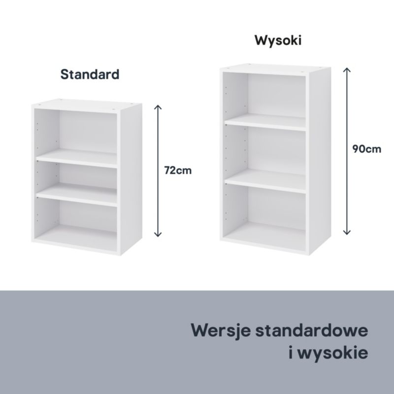 Korpus szafki kuchennej wiszącej GoodHome Caraway 60 cm