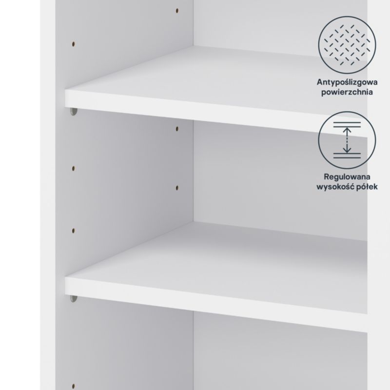 Korpus szafki kuchennej wiszącej GoodHome Innovo 80 cm