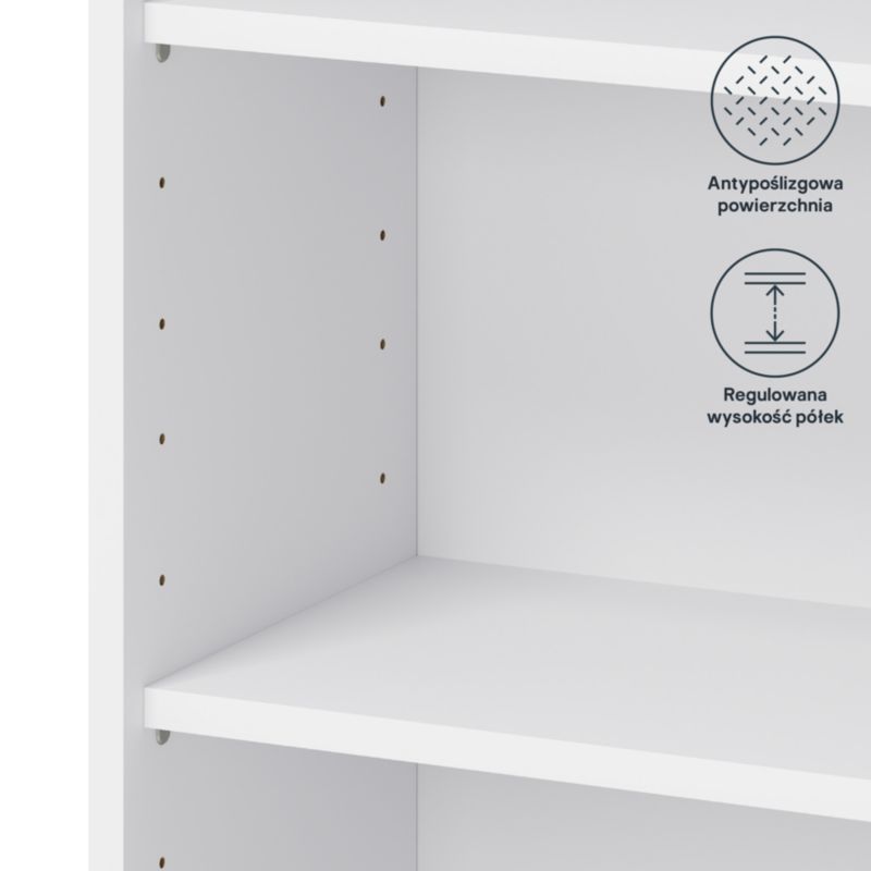Korpus szafki kuchennej wiszącej wysokiej GoodHome Caraway 50 cm