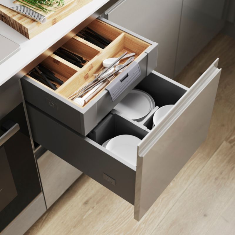 Korpus szuflady głębokiej GoodHome Soto 40 cm antracyt