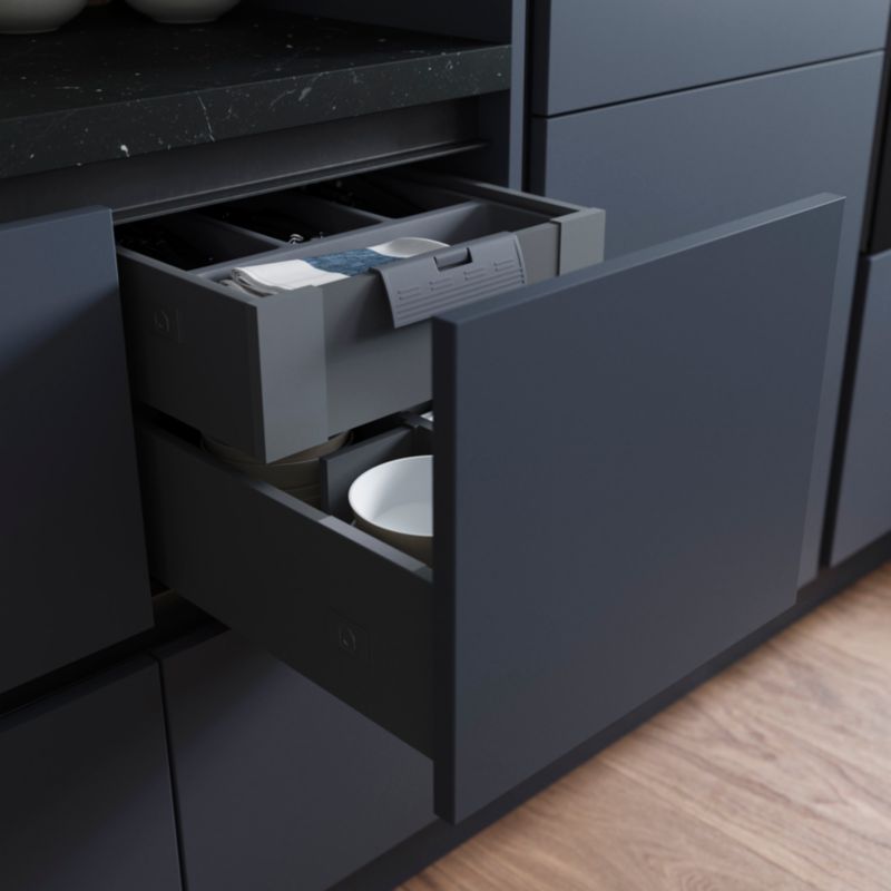 Korpus szuflady głębokiej GoodHome Soto 40 cm antracyt