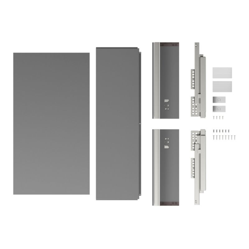 Korpus szuflady GoodHome slim standard 60 cm jasny szary