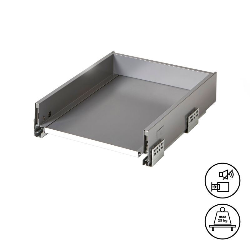 Korpus szuflady GoodHome Soto 40 cm antracyt