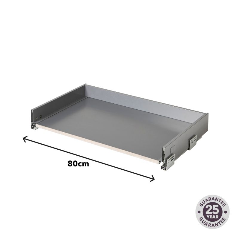 Korpus szuflady GoodHome Soto 80 cm antracyt