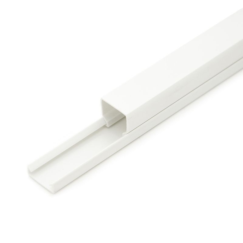 Korytko kablowe CanaLux CNL-C-15010-12, kanał elektroinstalacyjny 15x10mm z pokrywą 24 mb, białe, 12 szt.