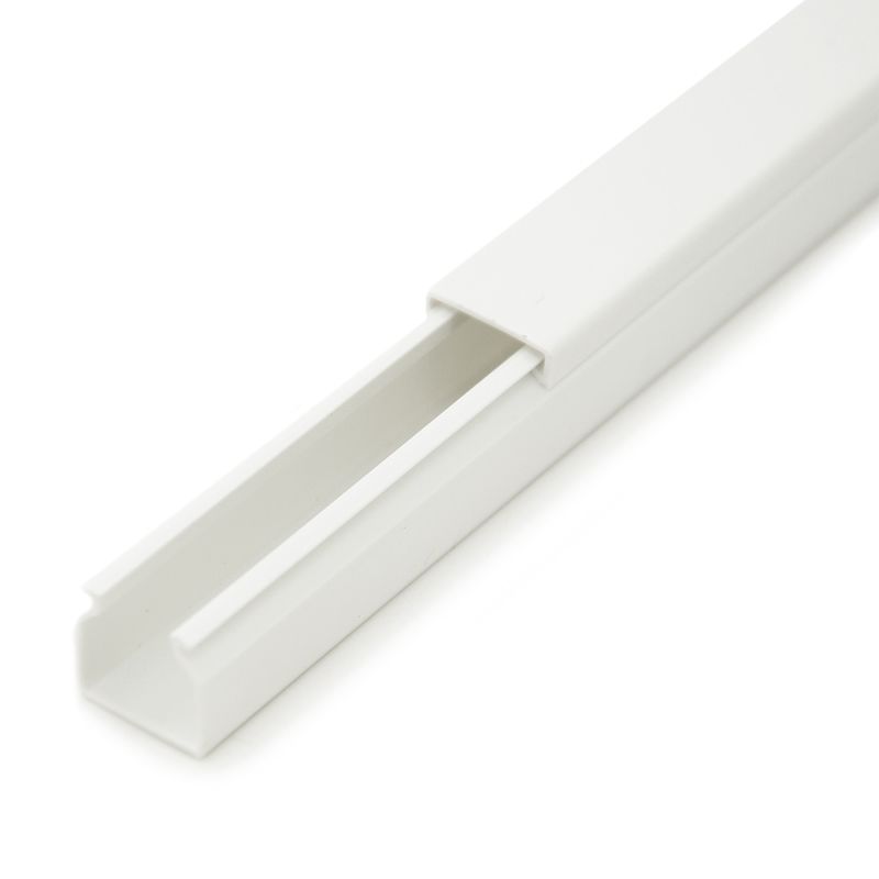 Korytko kablowe CanaLux CNL-C-15010-12, kanał elektroinstalacyjny 15x10mm z pokrywą 24 mb, białe, 12 szt.
