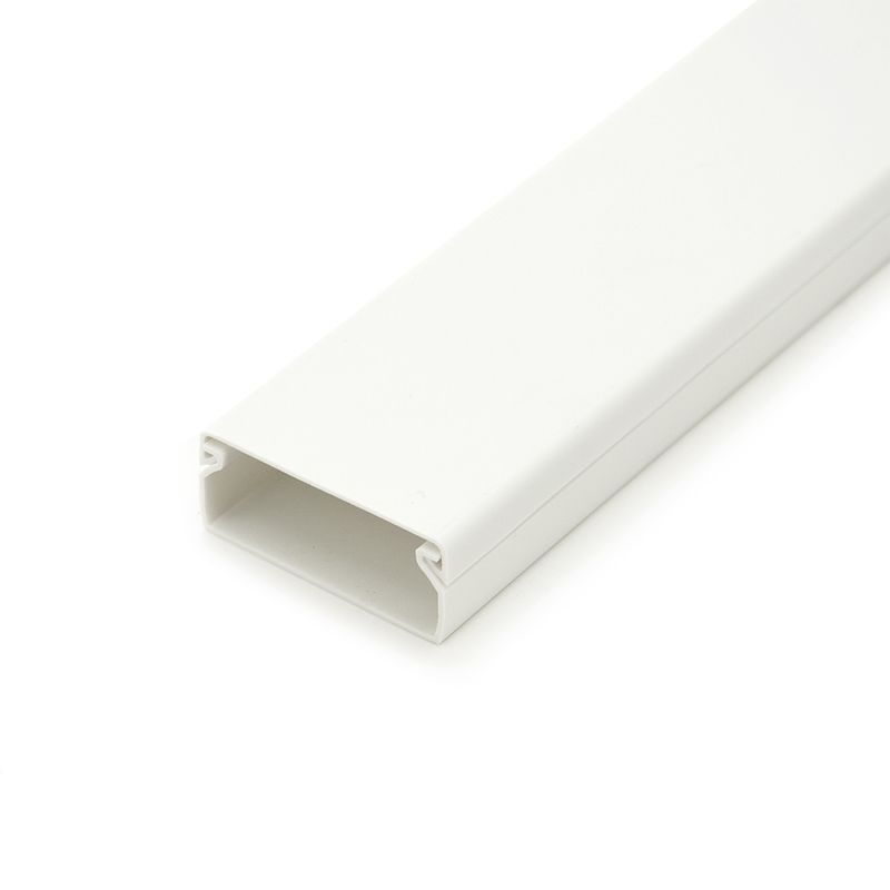 Korytko kablowe CanaLux CNL-C-40016-16, kanał elektroinstalacyjny 40x16mm z pokrywą 32 mb, białe, 16 szt.