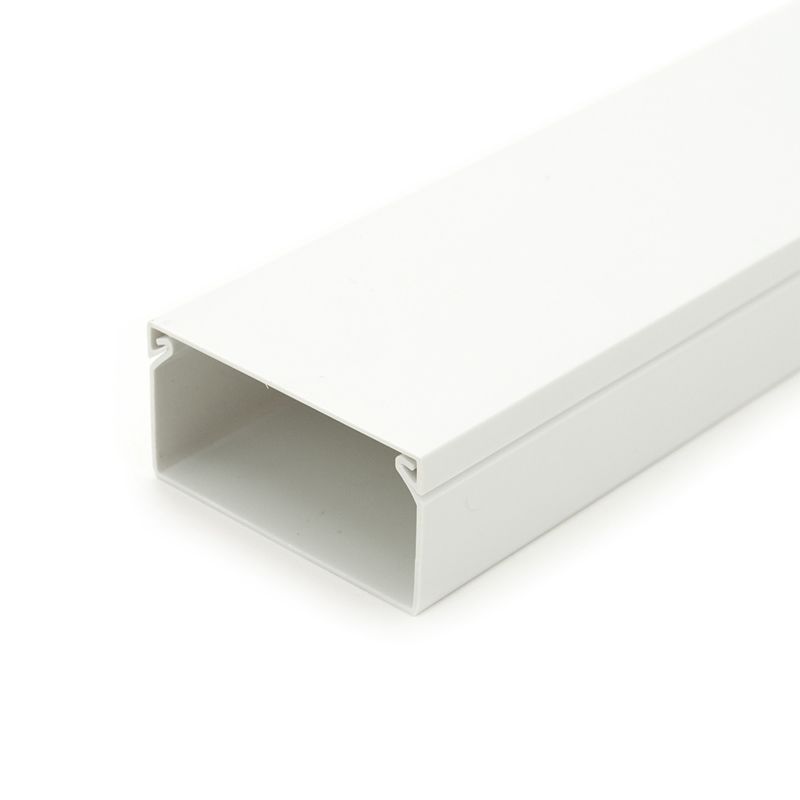 Korytko kablowe CanaLux CNL-C-80040-18, kanał elektroinstalacyjny 80x40mm z pokrywą 36 mb, białe, 18 szt.