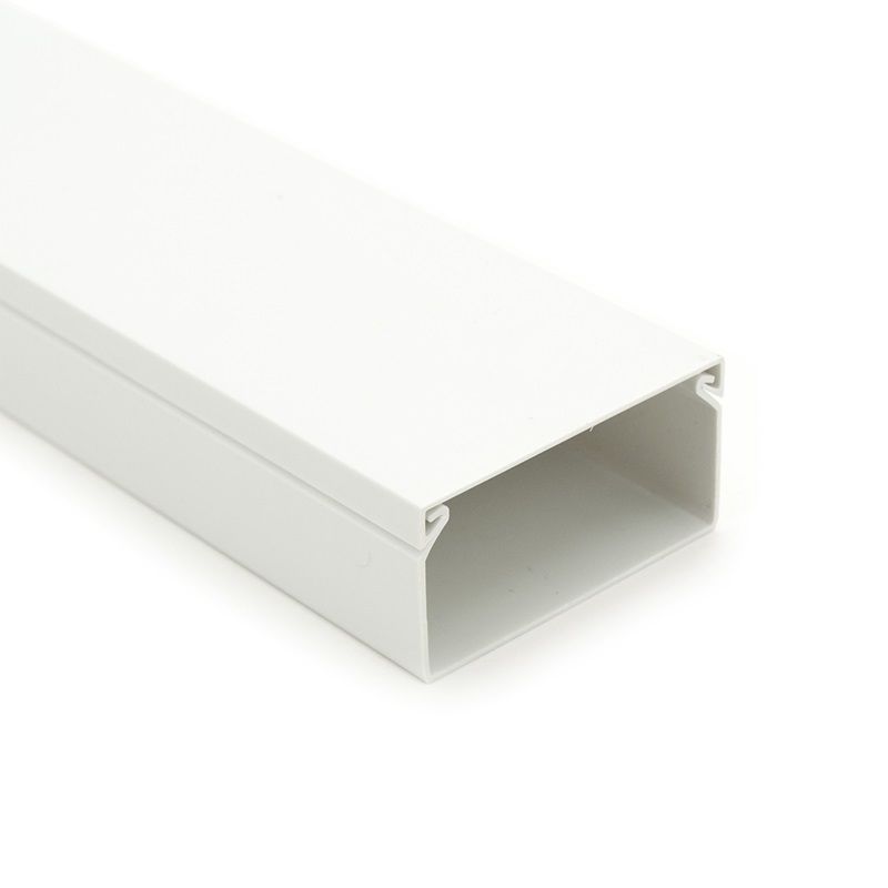 Korytko kablowe CanaLux CNL-C-80040-18, kanał elektroinstalacyjny 80x40mm z pokrywą 36 mb, białe, 18 szt.