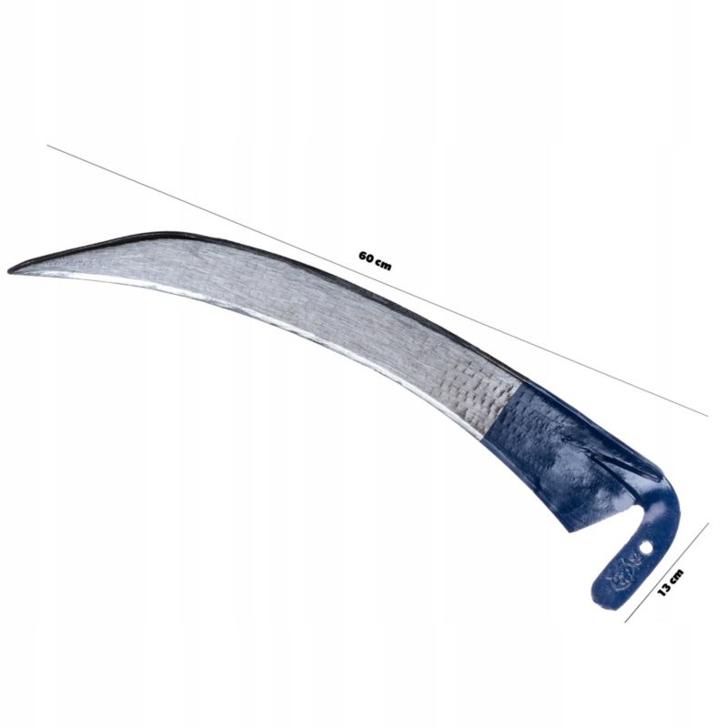 Kosa KADAX Ręczna Kuta Ostrzona Trawy metalowa 60cm Solidna mocna Ogrodowa Leśna 1szt.