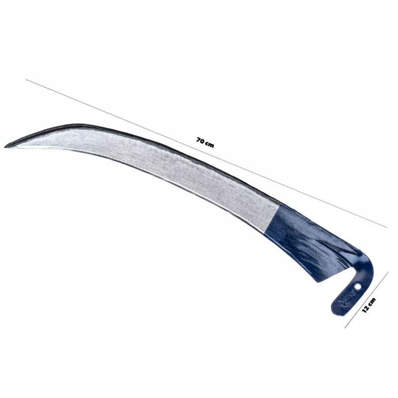 Kosa KADAX Ręczna Kuta Ostrzona Trawy metalowa 70cm Solidna mocna Ogrodowa Leśna 1szt.
