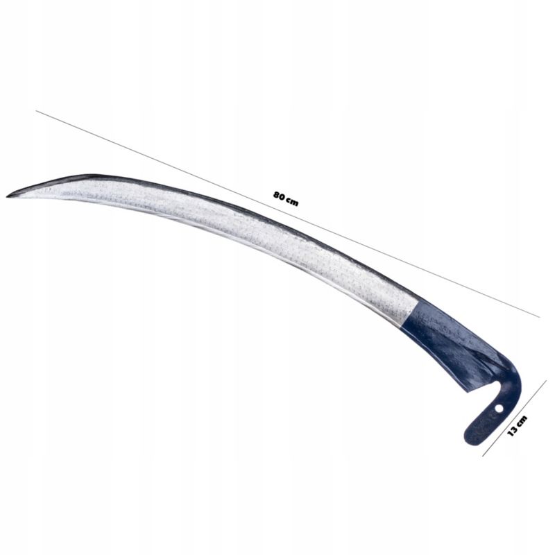 Kosa KADAX Ręczna Kuta Ostrzona Trawy metalowa 80cm Solidna mocna Ogrodowa Leśna 1szt.