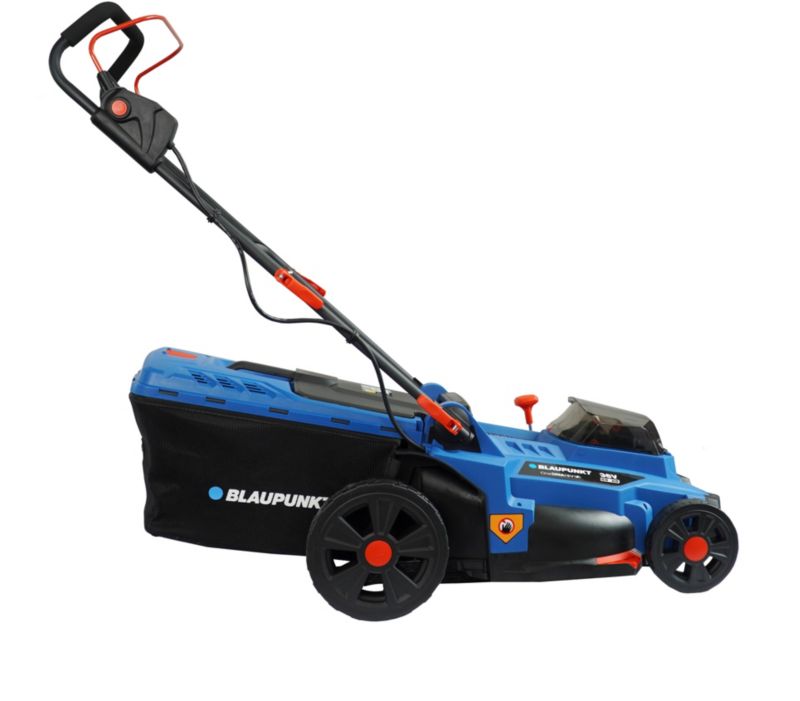Kosiarka akumulatorowa 50L Koszenie 43 cm ZESTAW 2x Akumulator 5Ah Ładowarka Blaupunkt CL7010 1szt.