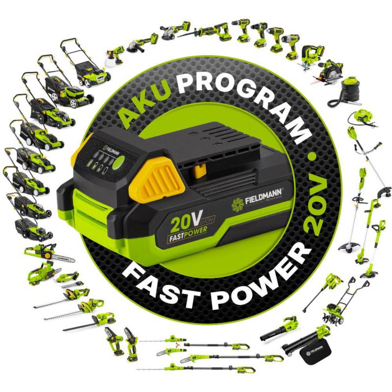 Kosiarka Akumulatorowa Fieldmann FZR 70330-0  FAST POWER 2x20V Kosz 30L 1szt