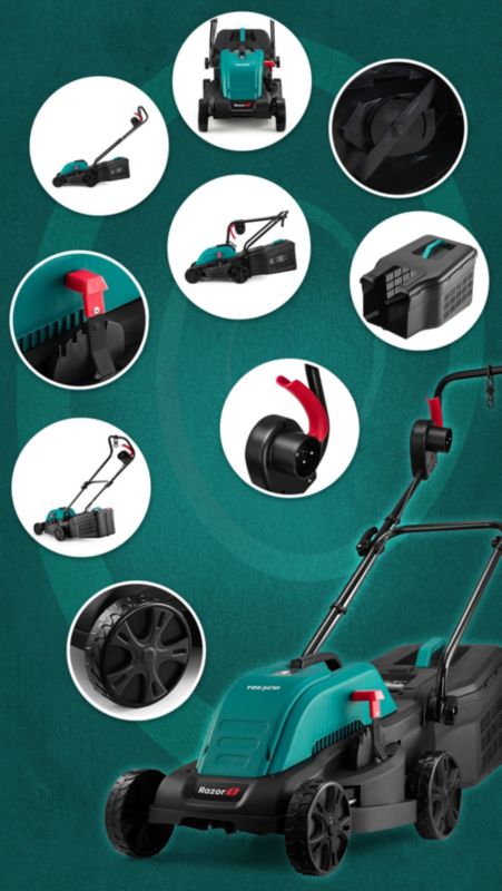 Kosiarka elektryczna indukcyjna Tokachi Razor 3 z regulacją 33 cm 1 szt.