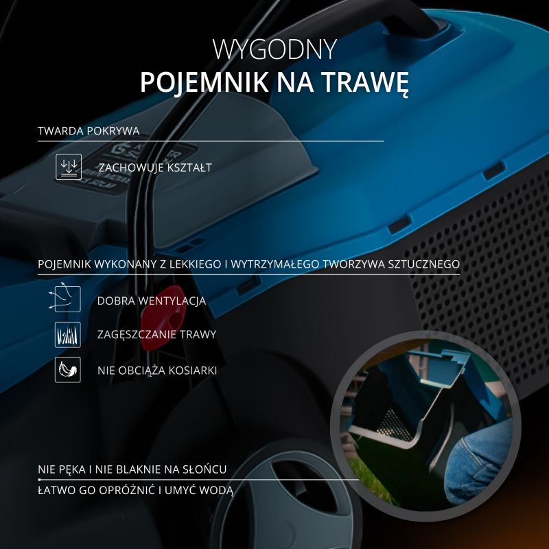 Kosiarka elektryczna Könner & Söhnen 1000 W 32 cm 1 szt.