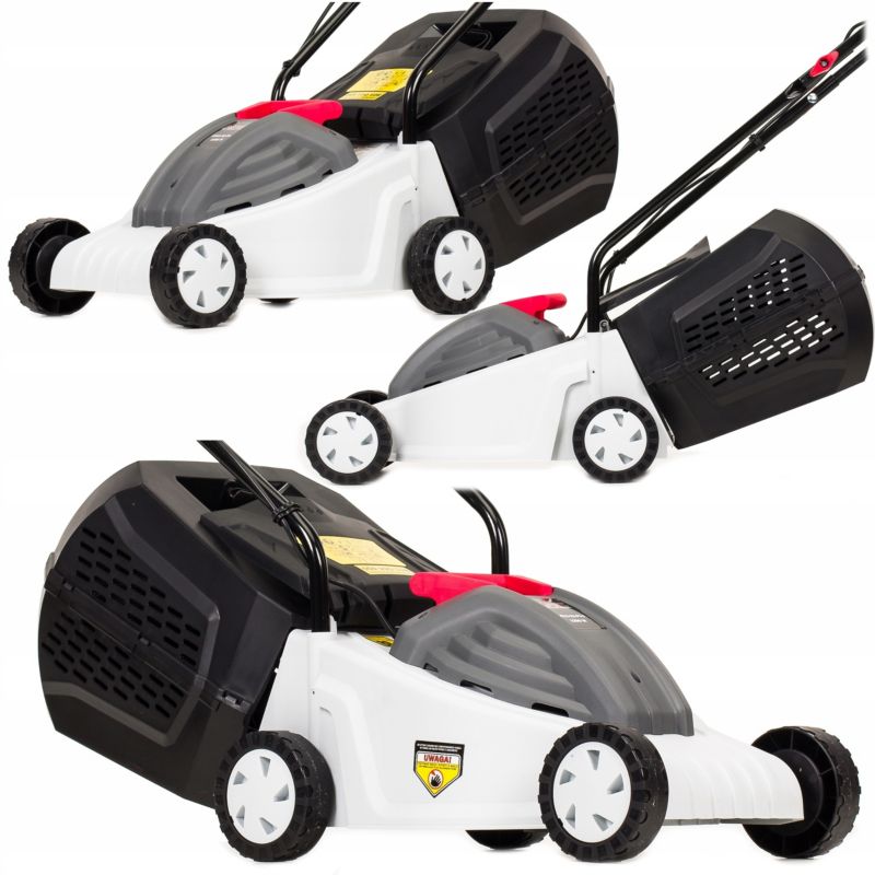 Kosiarka elektryczna NAC 32 cm 1200 W 230V 35 litrów indukcyjny plastikowy 1 szt.