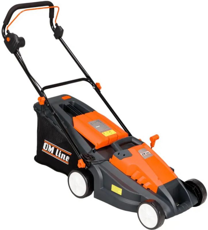 Kosiarka Oleo Mac Om-Line E1600 Elektryczna Do Trawy Silnik Indukcyjny Miedziane Uzwojenie 1600W / 38Cm Ob-Cnee1600 1 szt