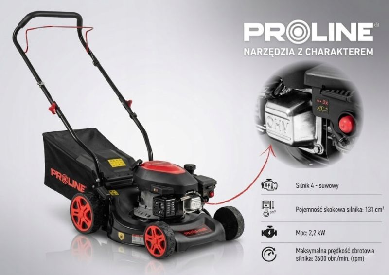 Kosiarka PROLINE spalinowa 410mm 131cc 2.2kW 25-75mm 1 szt.