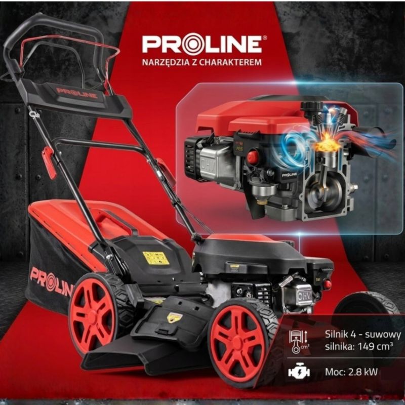 Kosiarka PROLINE spalinowa 460mm 149cc 2.8kW 25-75mm 1 szt.