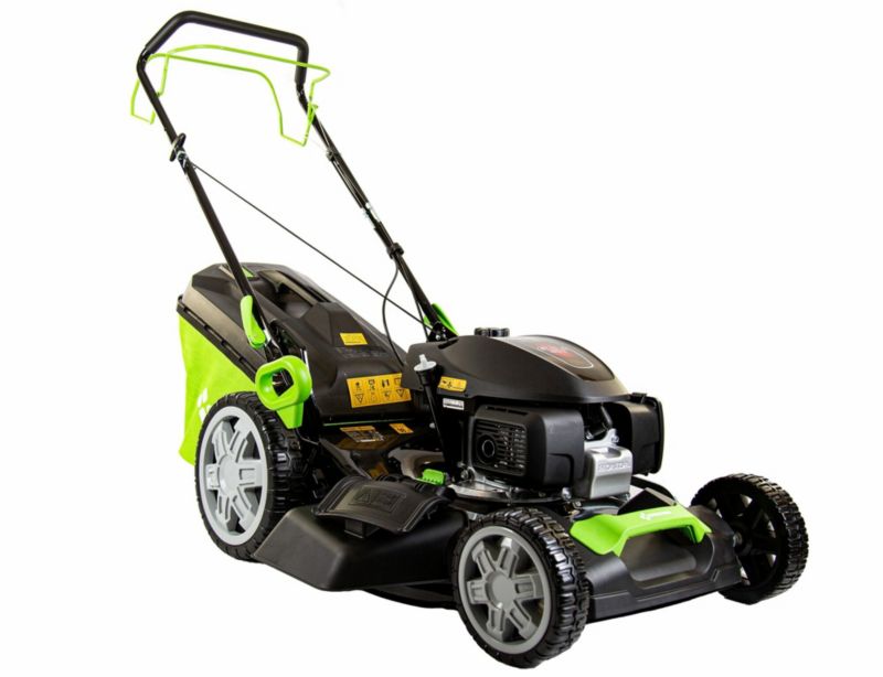 Kosiarka spalinowa Greenso KS53-H200N-S z napędem silnik Honda 5,6 KM szerokość 53 cm 1 szt.