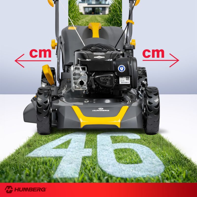 Kosiarka spalinowa Humberg HM-604 z napędem 46cm Briggs&Stratton 140cc + olej 1szt.