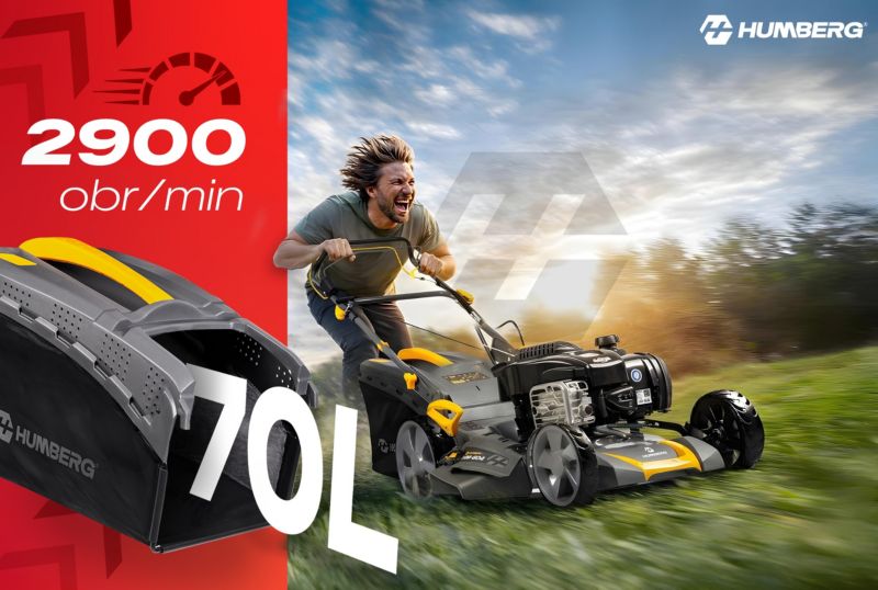 Kosiarka spalinowa Humberg HM-604 z napędem 46cm Briggs&Stratton 140cc + olej 1szt.