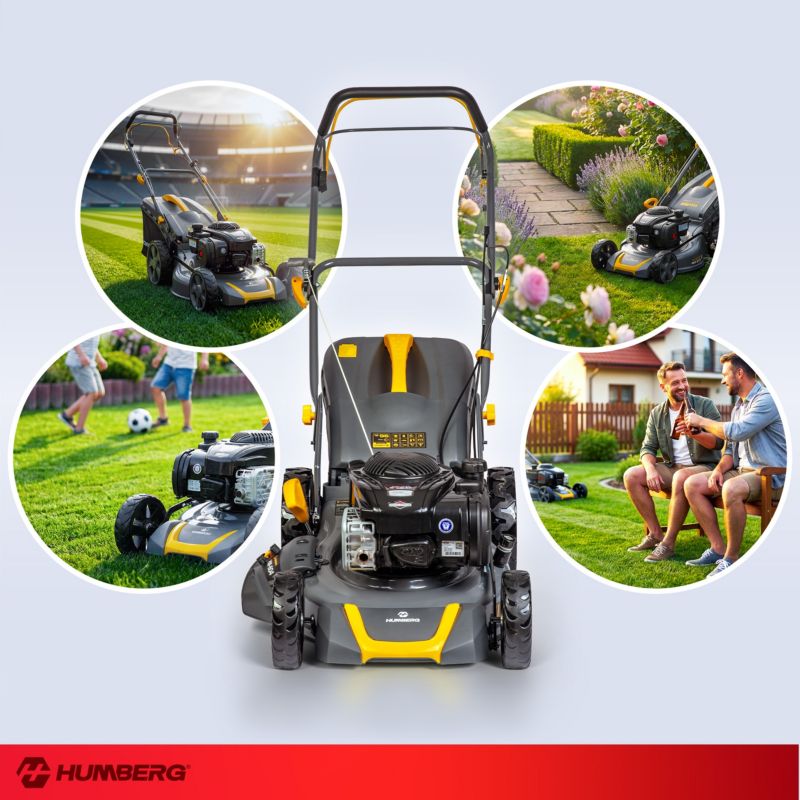 Kosiarka spalinowa Humberg HM-604 z napędem 46cm Briggs&Stratton 140cc + olej 1szt.