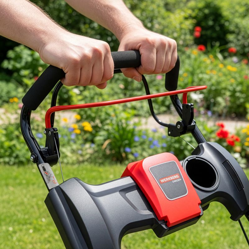 Kosiarka spalinowa Werkberg Garden 196CC napęd 51cm kosz 60L mulczowanie 1szt.