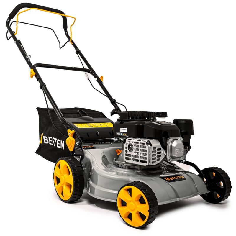 Kosiarka spalinowa z napędem BESTEN 132cc 41 cm z koszem i olejem 1 szt.