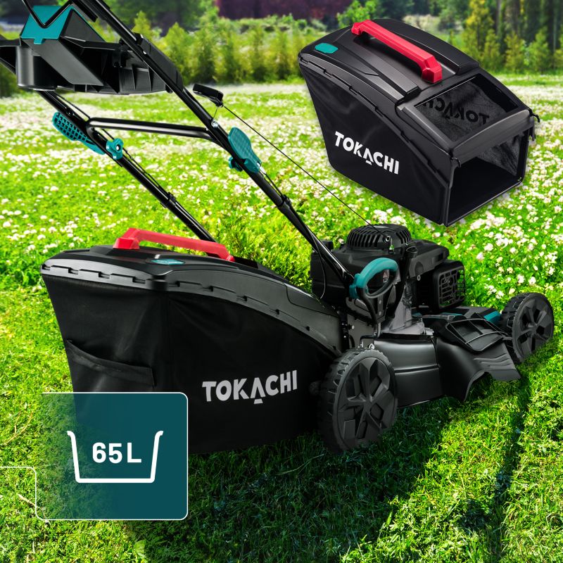 Kosiarka spalinowa z napędem Tokachi WideBlade 53 cm 530 silnik Loncin 196cc kosz 65L 1 szt.