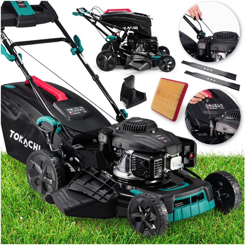 Kosiarka spalinowa z napędem Tokachi WideBlade 53 cm 530 silnik Loncin 196cc kosz 65L 1 szt.