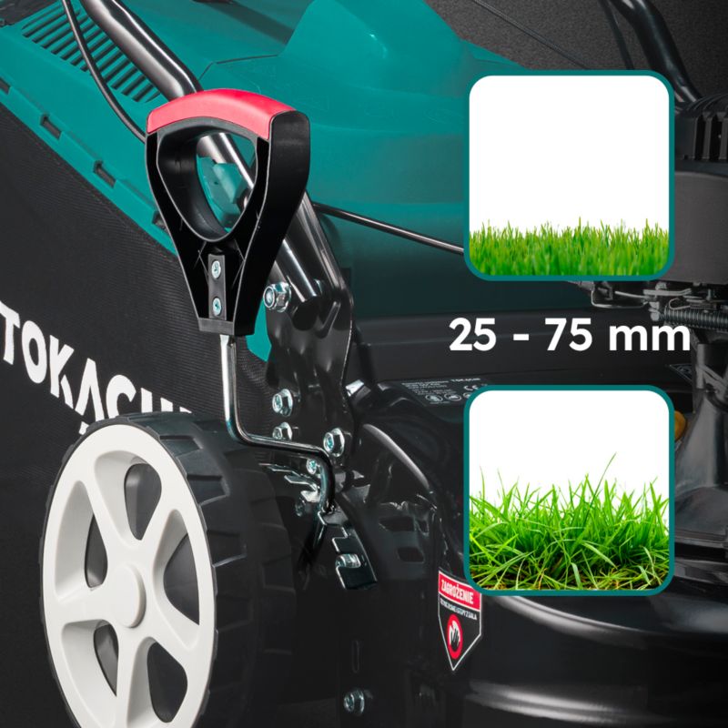 Kosiarka spalinowa z napędem Tokachi WideGO 410 silnik Loncin 139cc 41 cm kosz 50L 1 szt.