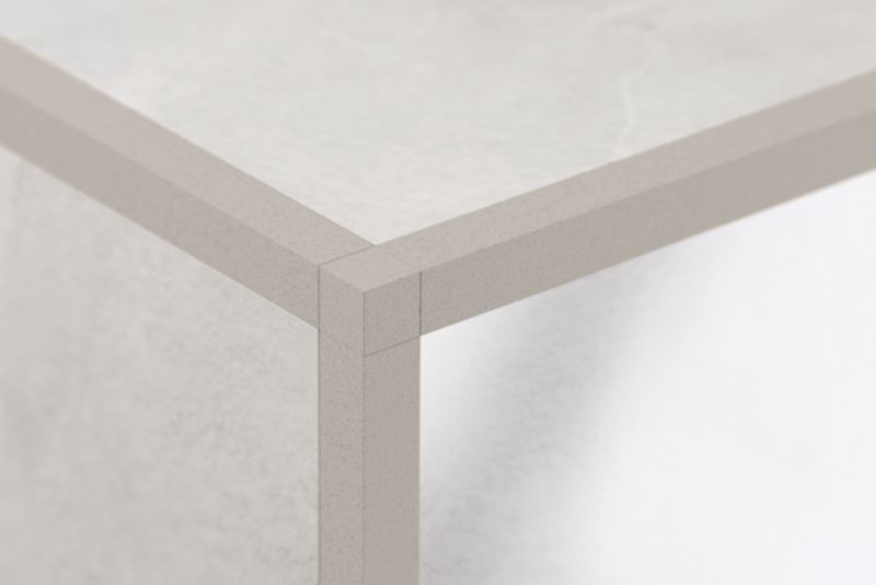 Kostka narożna do profili AIQ aluminiowa beżowa matowa 1cm 1 szt.