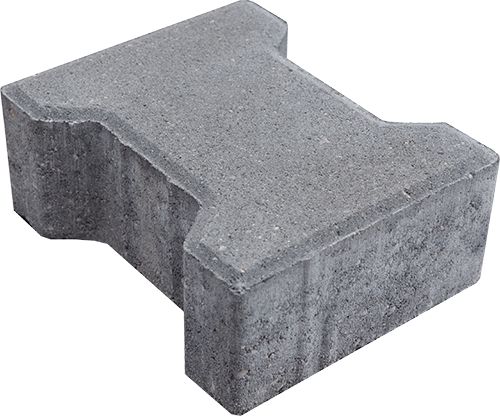 Kostka tetka Polbruk 8 x 16 x 20 cm szara