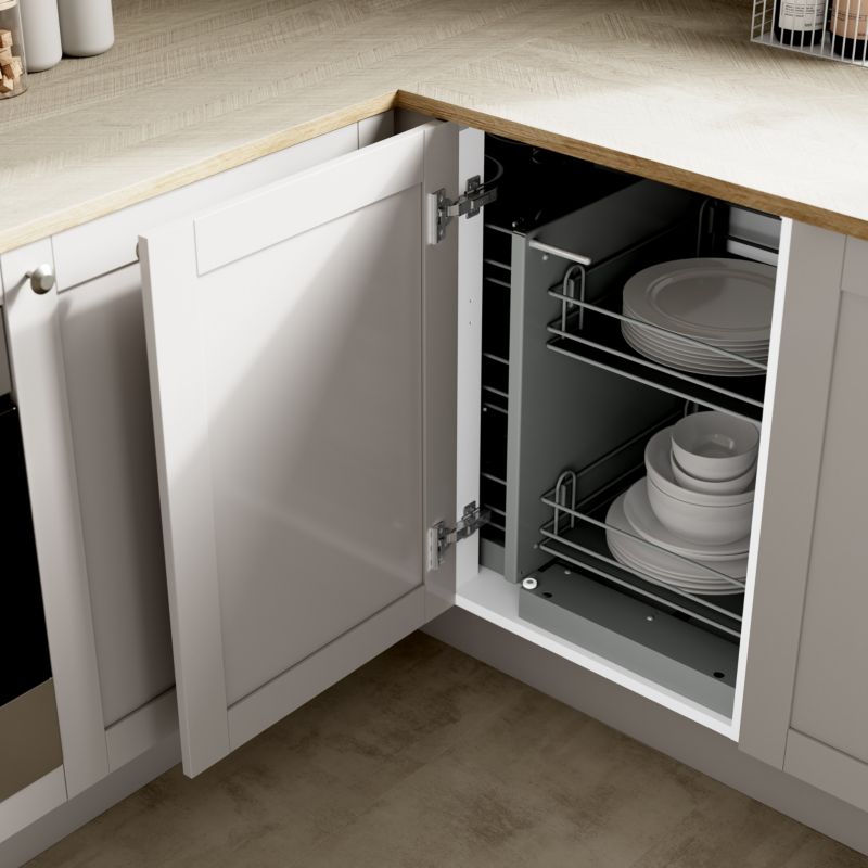 Kosz cargo GoodHome Perbe 100 cm narożny