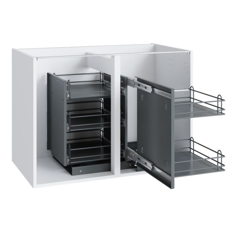 Kosz cargo GoodHome Perbe 100 cm narożny