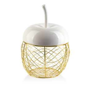 Kosz MONDEX APPLE 16 x 17 x 24 cm biały 1 szt.