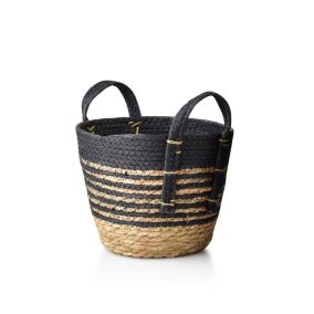 Kosz MONDEX BALI 23 x 23 x 20cm czarno-beżowy 1 szt.