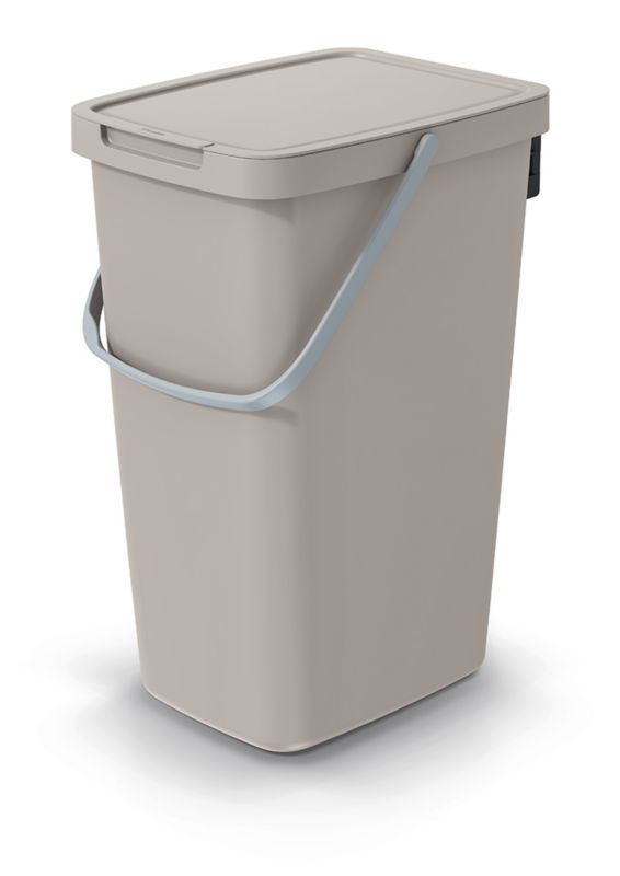 Kosz na śmieci 20L Prosperplast SYSTEMA Q COLLECT jasny brąz 1szt