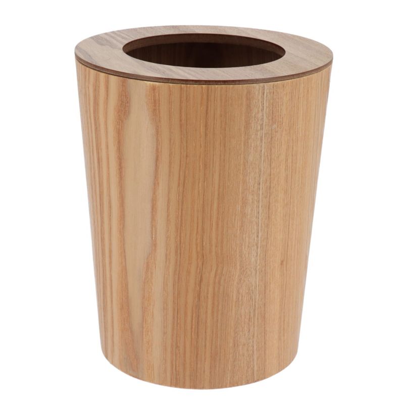 Kosz na śmieci Bento TENDANCE brązowy drewniany 9L 1 szt.