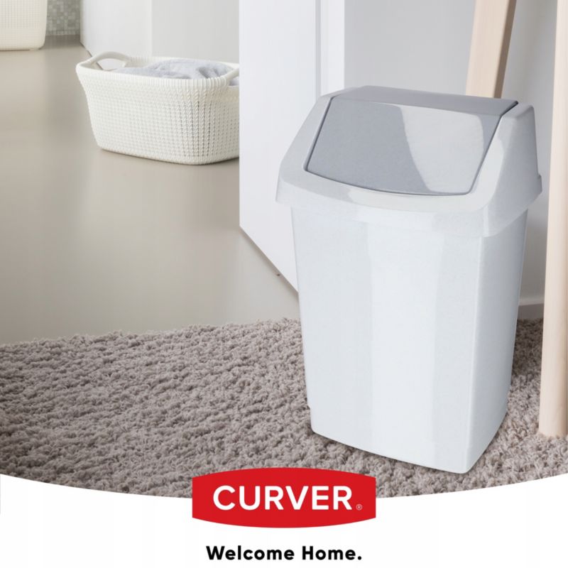 Kosz na śmieci Curver Click-IT 25L, szary